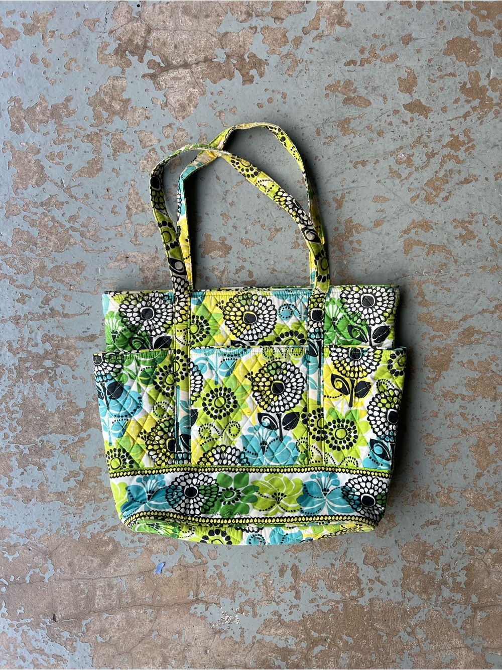Vera Bradley Lime’s Up Tote | Retired Color Print